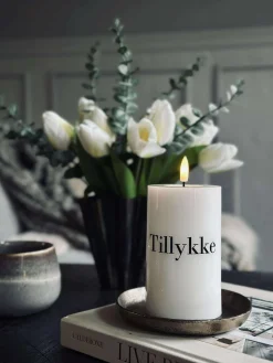 LED Bloklys TWINKLE - Tillykke