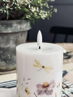 LED Bloklys Twinkle flora