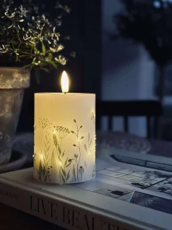 LED Bloklys Twinkle wild flora