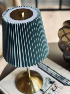 LED bordlampe Large Plisse´ - genopladelig