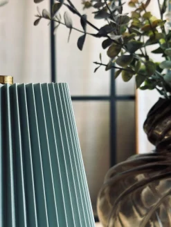 LED bordlampe Large Plisse´ - genopladelig