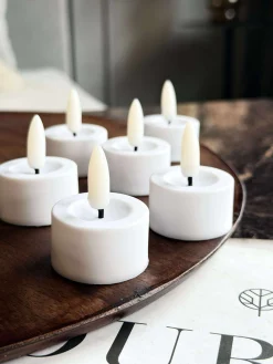 LED fyrfadslys 8 stk + Fjernbetjening med timer