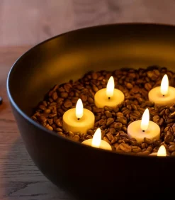 LED fyrfadslys 8 stk + Fjernbetjening med timer