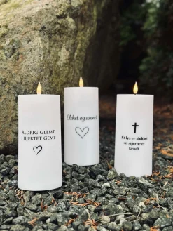 LED Gravlys - Aldrig glemt