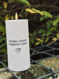 LED Gravlys - Aldrig glemt