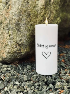 LED Gravlys - Elsket og savnet