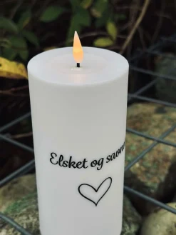 LED Gravlys - Elsket og savnet