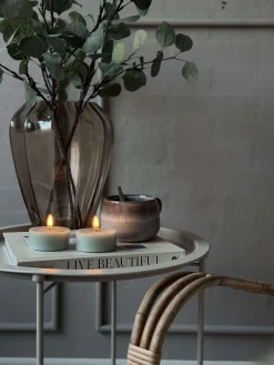 LED JUMBO Fyrfadslys 2 stk - Mint voks