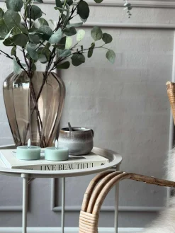 LED JUMBO Fyrfadslys 2 stk - Mint voks