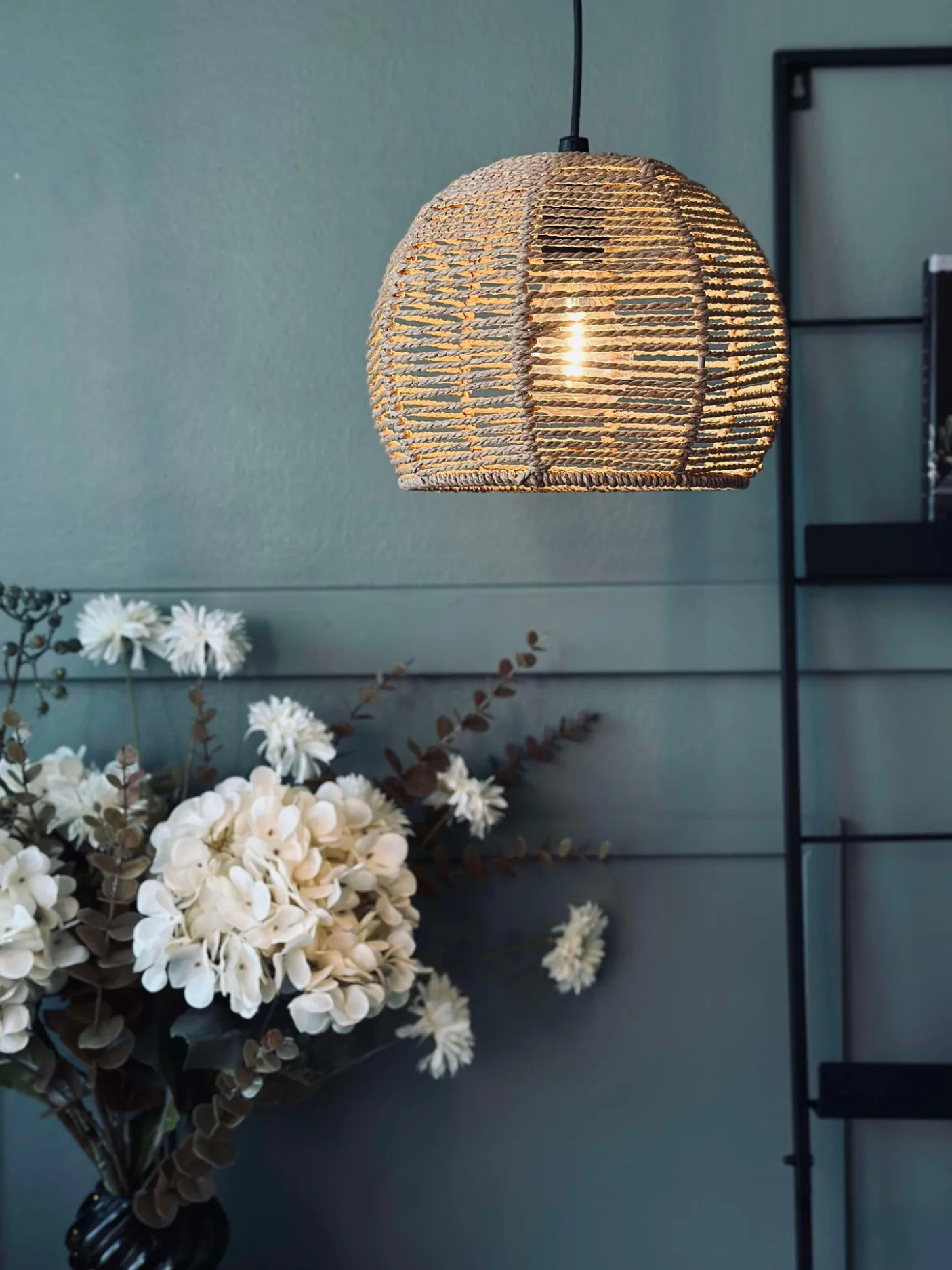 LED lampe til batterier m. Timerfunktion