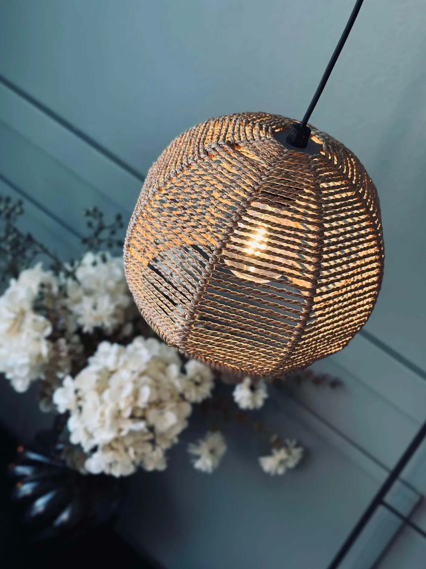 LED lampe til batterier m. Timerfunktion