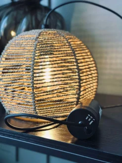 LED lampe til batterier m. Timerfunktion