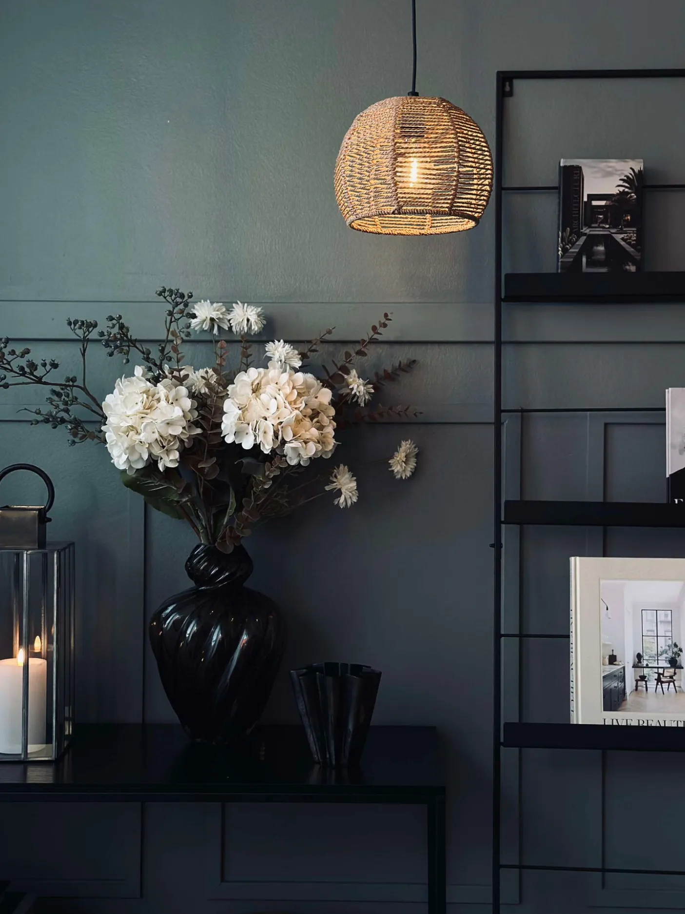 LED lampe til batterier m. Timerfunktion