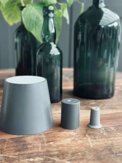 LED lampe til vinflaske - Grå MIX