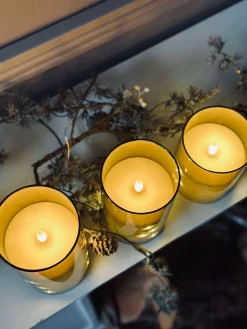 LED Lys ALMA 3 stk m. fjernbetjening