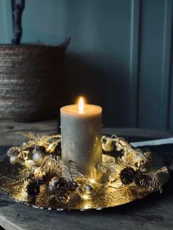 LED lyskæde med kogler og svampe