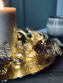 LED lyskæde med kogler og svampe