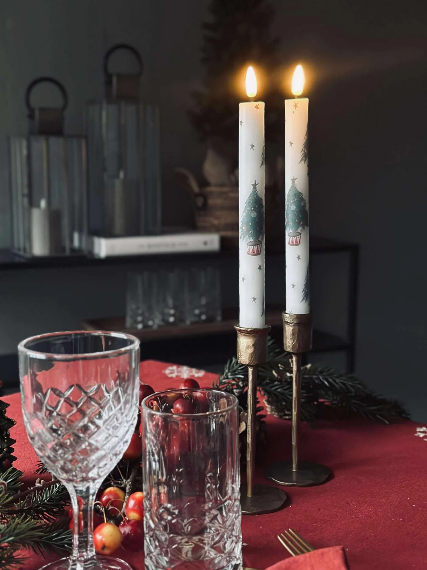 LED Stagelys 2 stk - Julemotiv