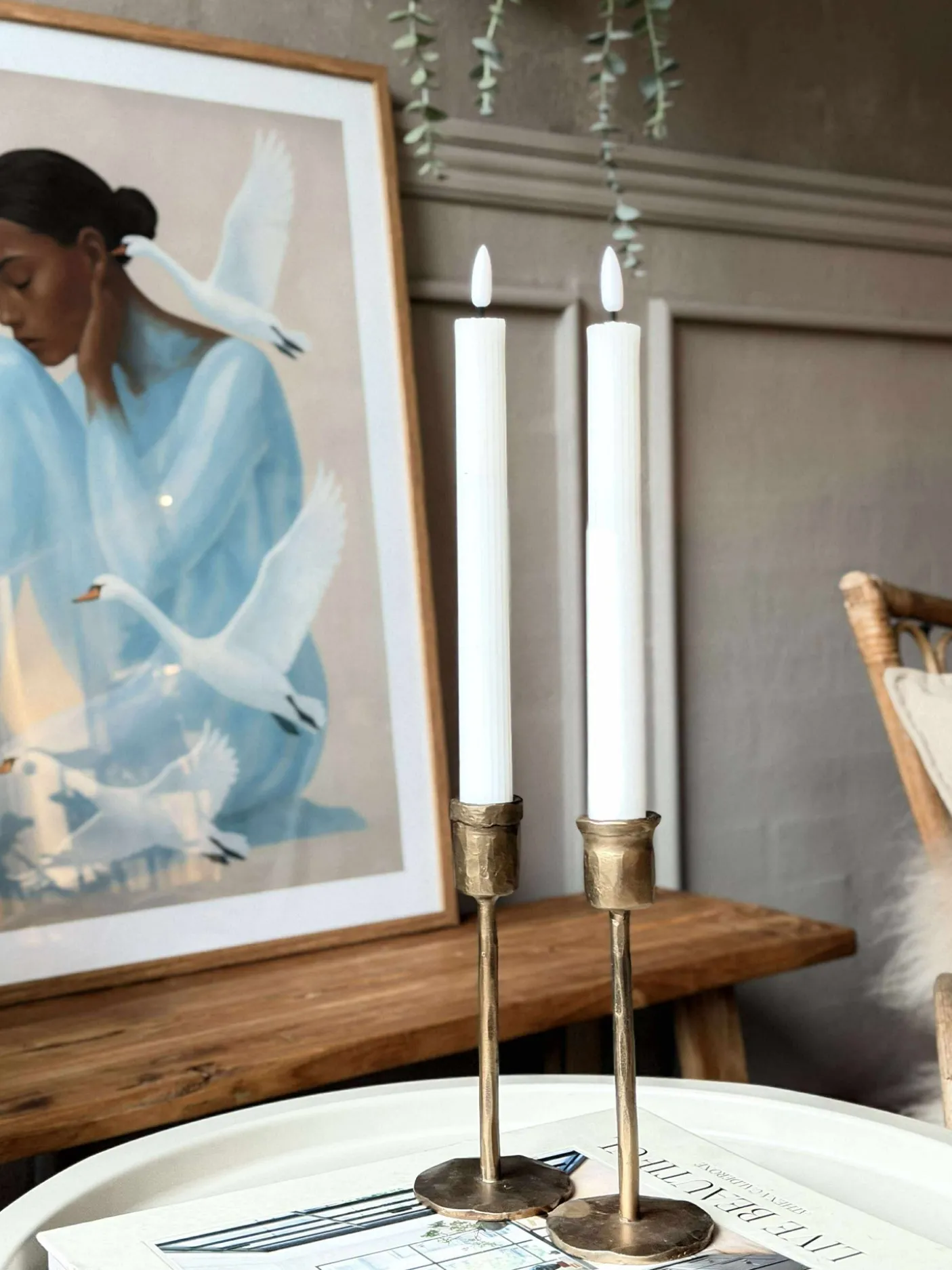 LED Stagelys Rillet - 22 cm