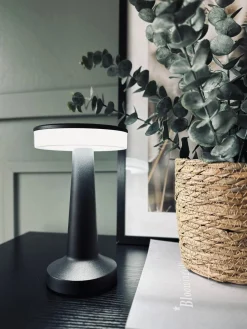 LED Touch Bordlampe genopladelig - Sort