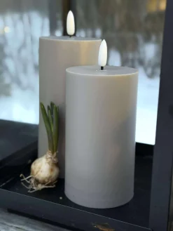 LED Udendørs Bloklys sæt af 3 stk – Sand