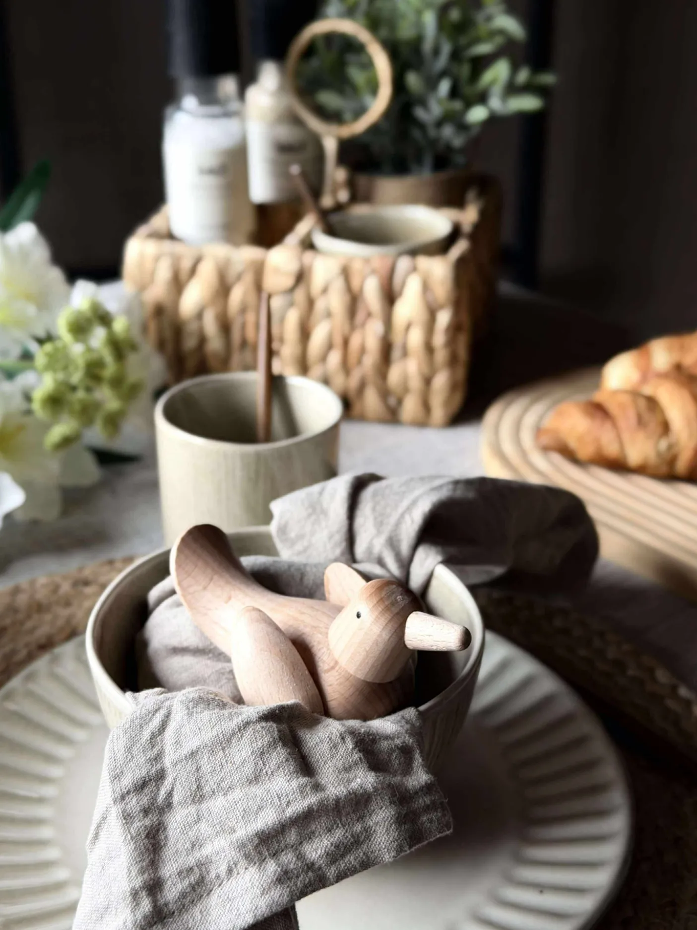 Liggende Fugl - Natur Bøg Stor