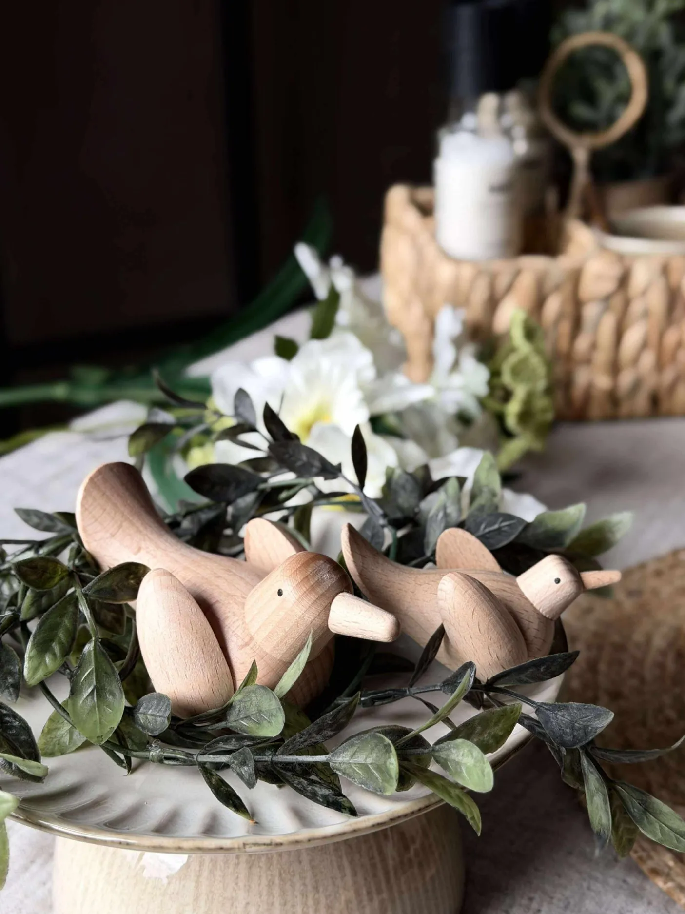 Liggende Fugl - Natur Bøg Stor