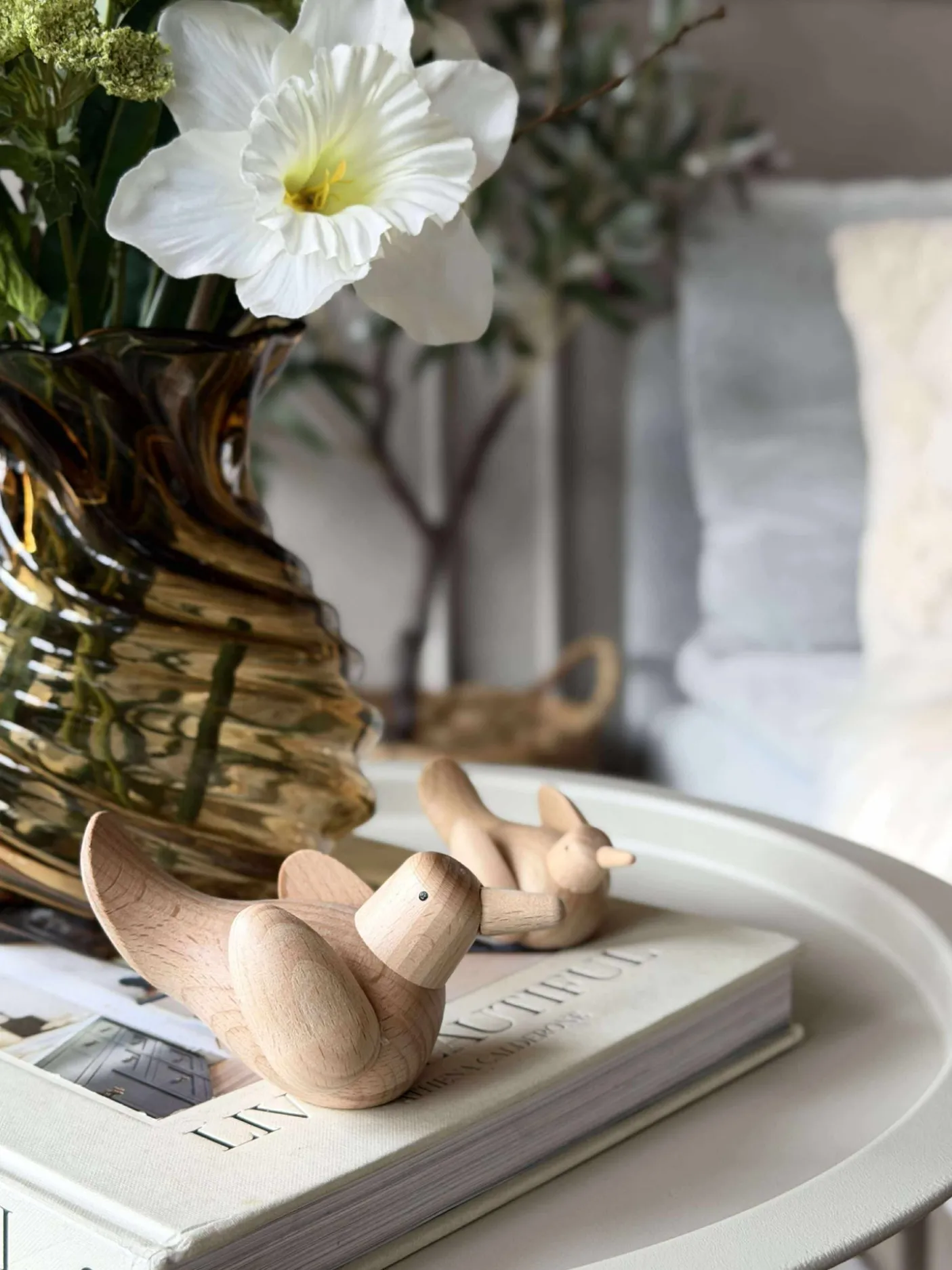 Liggende Fugl - Natur Bøg Stor