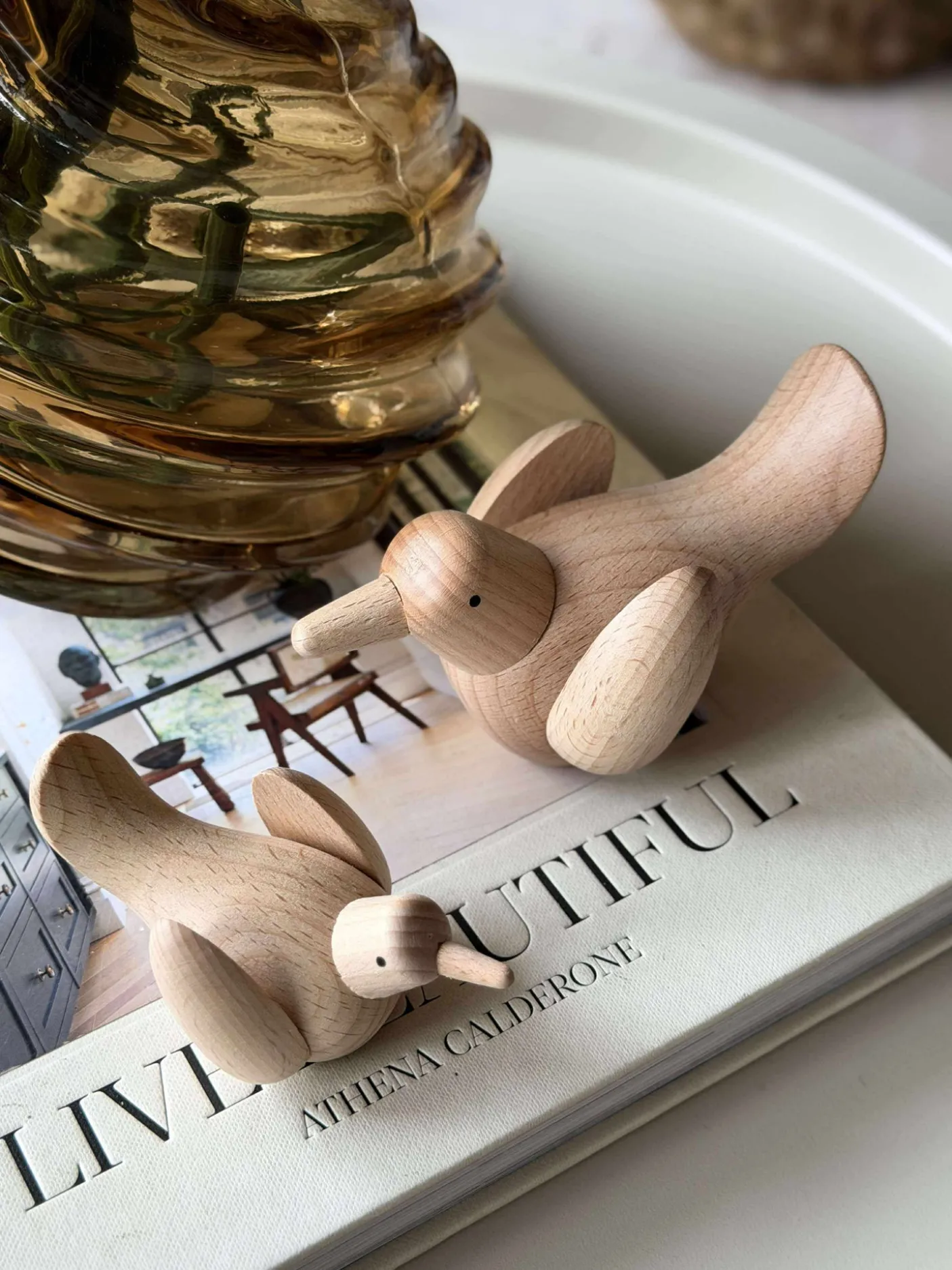 Liggende Fugl - Natur Bøg Stor