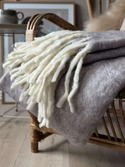 Lækker varm plaid – Lavendel