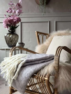 Lækker varm plaid – Lavendel