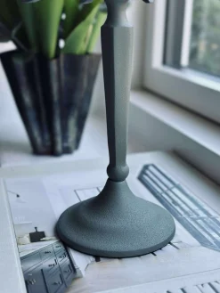 Lysestage Alu Salvie - 5 armet