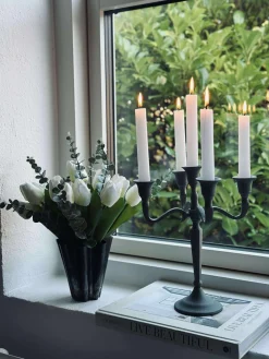 Lysestage Alu Salvie - 5 armet