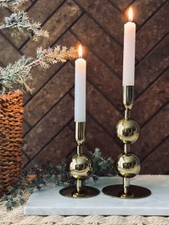 Lysestage NOYA - Gold 13,5 cm