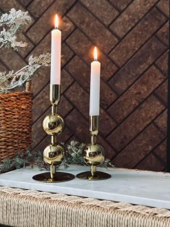 Lysestage NOYA - Gold 13,5 cm