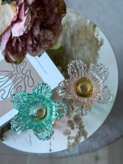 Lysestage Palme 21 cm Vendbar - MIX