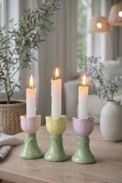 Lysestage Tulipan - Flere farver