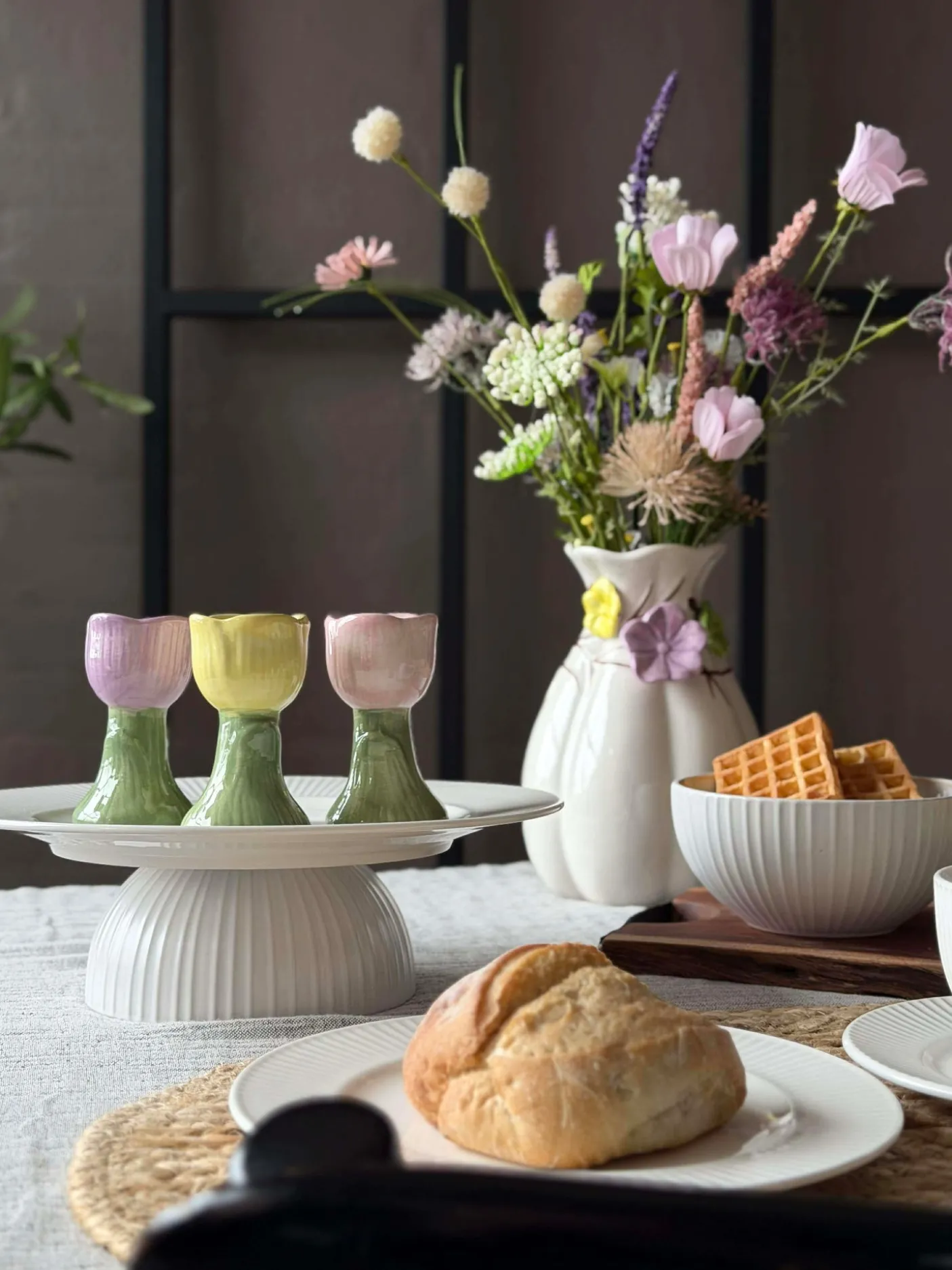 Lysestage Tulipan - Flere farver