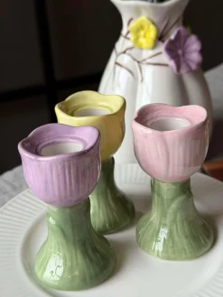 Lysestage Tulipan - Flere farver