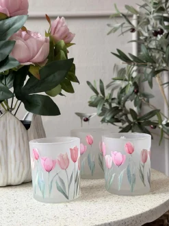 Lysestager Tulipaner 3stk.