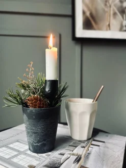 Lysholder med spyd - 13 cm