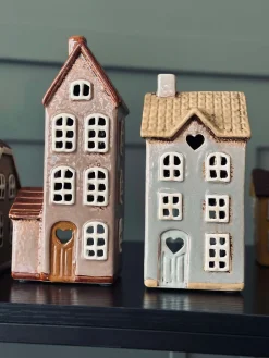 Lyshus Keramik - Rosa / brun