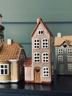 Lyshus Keramik - Rosa / brun