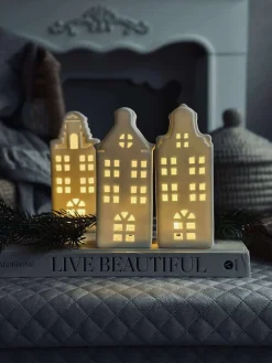 Lyshus med led - WHITE MIX