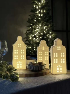 Lyshus med led - WHITE MIX