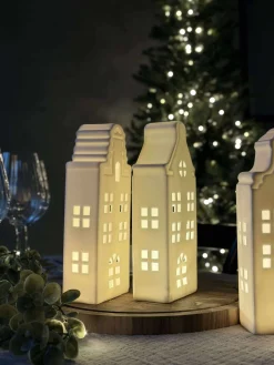 Lyshus med led - WHITE MIX