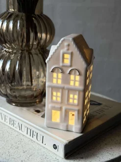 Lyshus med led - Porcelæn