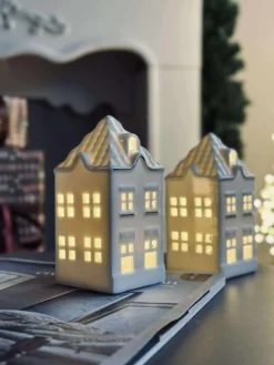 Lyshus med led - Porcelæn