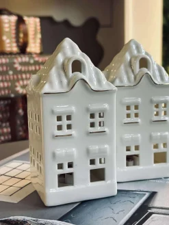 Lyshus med led - Porcelæn