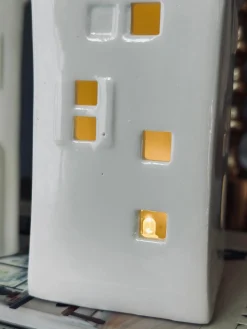 Lyshus med led - WHITE MIX